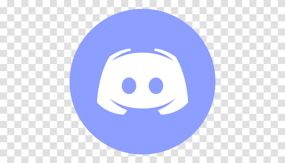 Circle Discord Gaming Messenger Round Icon Circle Discord Logo, Face, Balloon, Text, Sphere Transparent Png