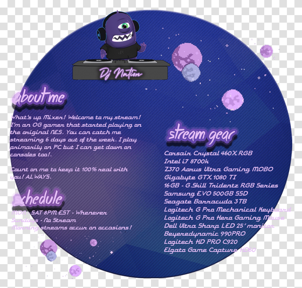 Circle, Disk, Dvd, Purple, Flyer Transparent Png