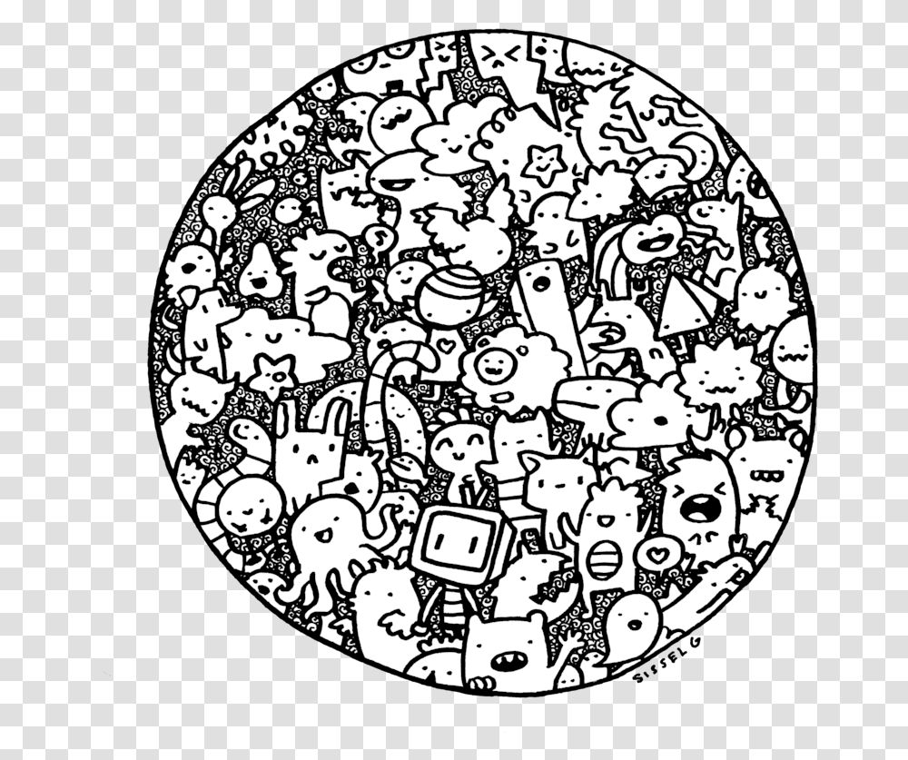 Circle, Doodle, Drawing, Rug Transparent Png