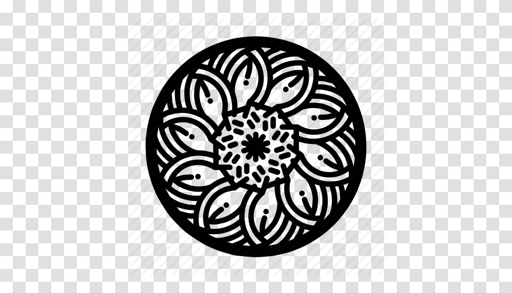 Circle Doodles Floral Mandala Mandalas Ornaments Pattern Icon, Plant, Sphere, Food, Fruit Transparent Png