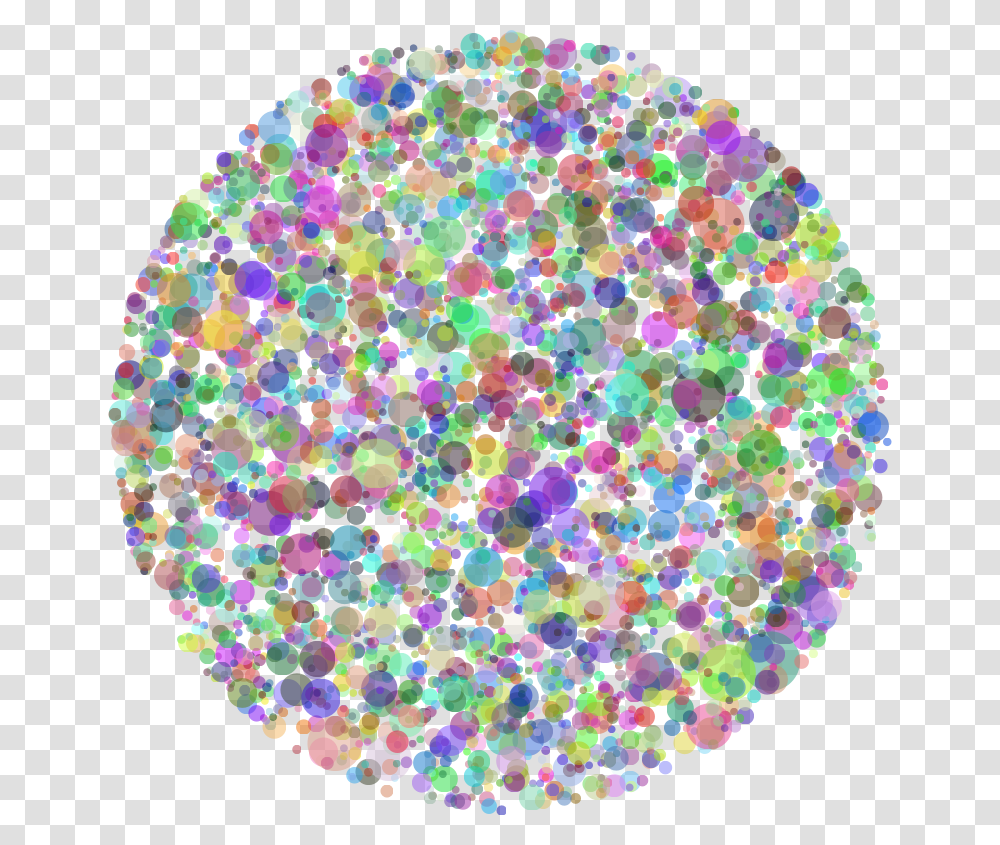 Circle Dots Prismatic Circle, Rug, Lighting, Paper, Confetti Transparent Png