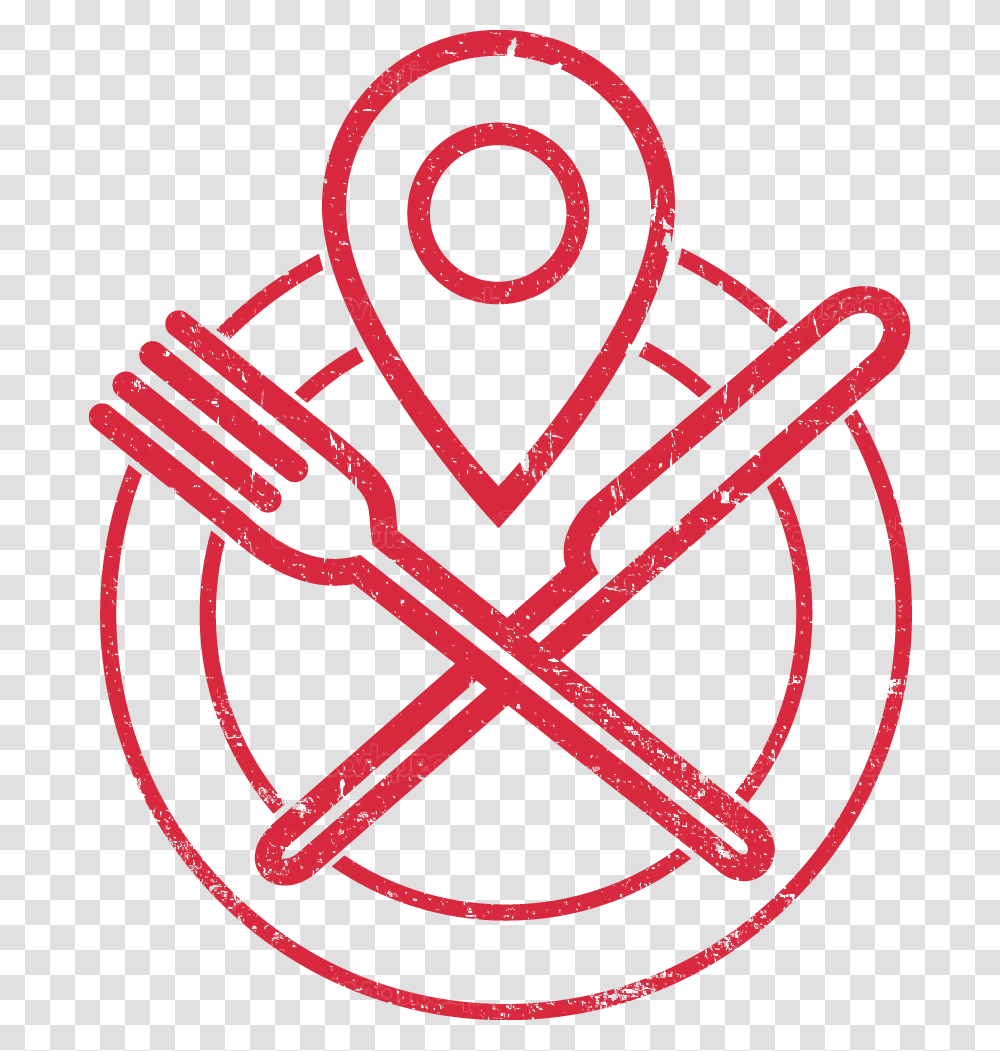 Circle Download Compass Rose, Fork, Cutlery, Dynamite, Bomb Transparent Png