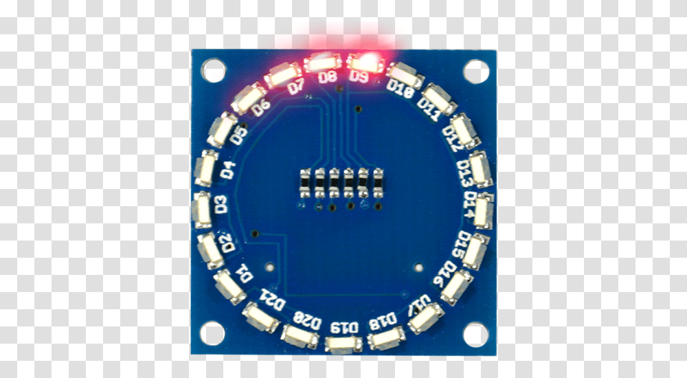 Circle Edge Led Tinyshield Arduino Nano With Caoacitive Touch Sensor, Electronic Chip, Hardware, Electronics, Wristwatch Transparent Png