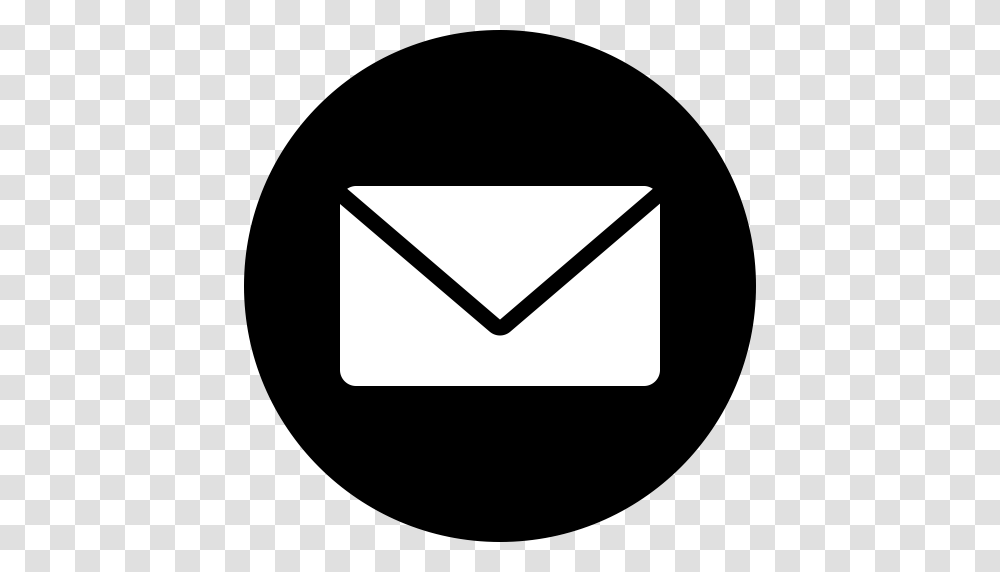 Circle Email Inbox Letter Mail Message Messages Icon, Envelope, Business Card, Paper Transparent Png