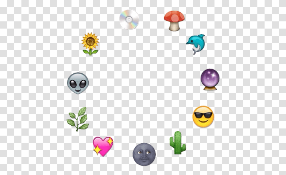 Circle Emojis Aesthetic Border Emoji Aesthetic Tumblr, Bubble, Sphere Transparent Png