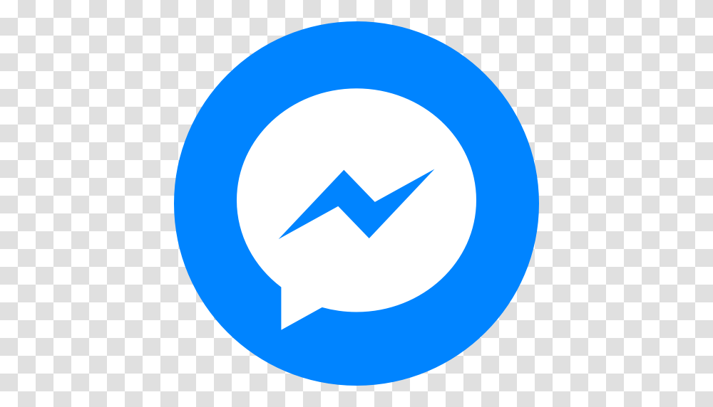 Circle Facebook Logo Media Messenger Share Social Icon, Recycling Symbol, Star Symbol Transparent Png
