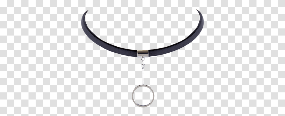 Circle Faux Leather Choker Necklace Circle, Jewelry, Accessories, Accessory, Collar Transparent Png