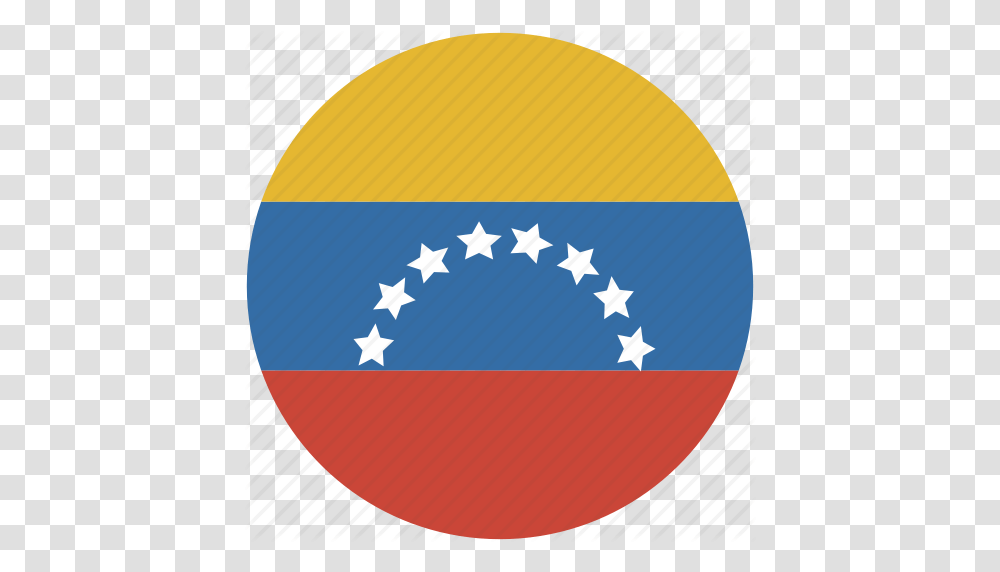 Circle Flag Venezuela Icon, Label, Logo Transparent Png