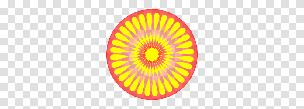 Circle Flower Design Clip Art, Spiral, Dye Transparent Png