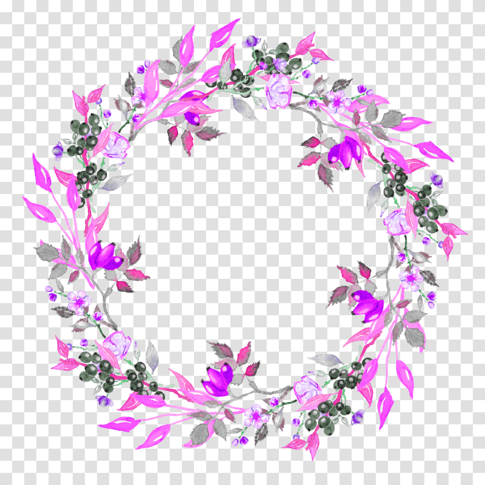 Circle Flowers Flowercircle Freetoedit Autumn Leaf Wreath, Floral Design, Pattern Transparent Png