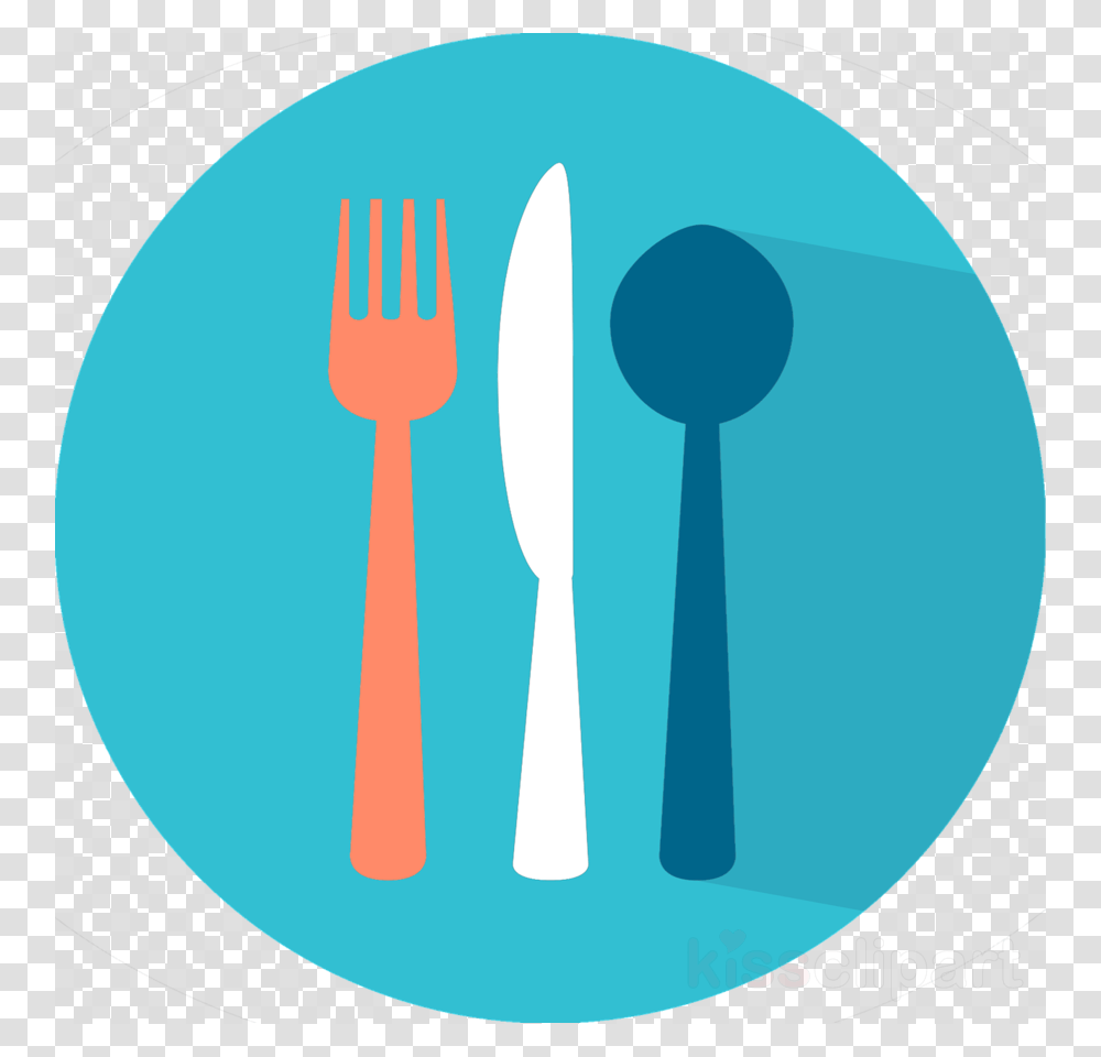 Circle Food Icon, Fork, Cutlery Transparent Png