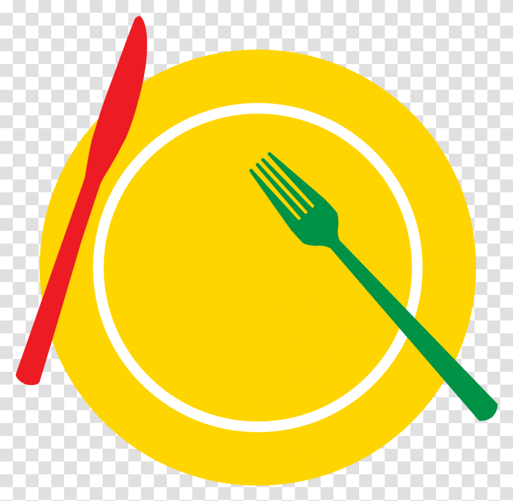Circle, Fork, Cutlery, Banana, Fruit Transparent Png
