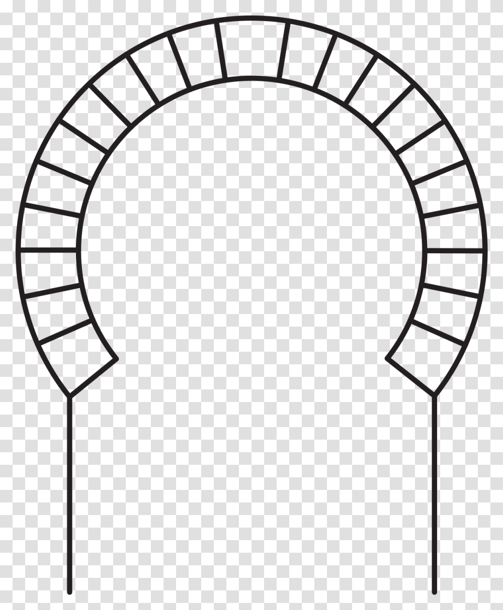 Circle Frame Black And White Clipart, Architecture, Building, Arched Transparent Png