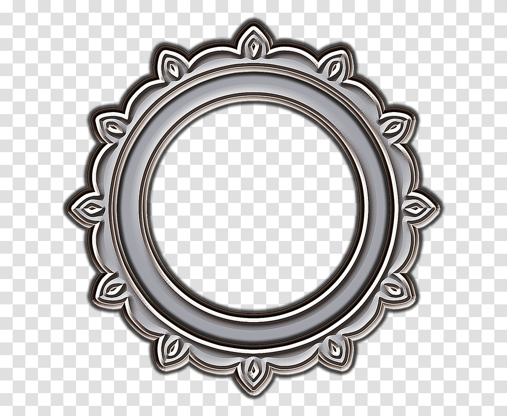 Circle Frame Picture Circle Frame, Mirror, Locket, Pendant, Jewelry Transparent Png