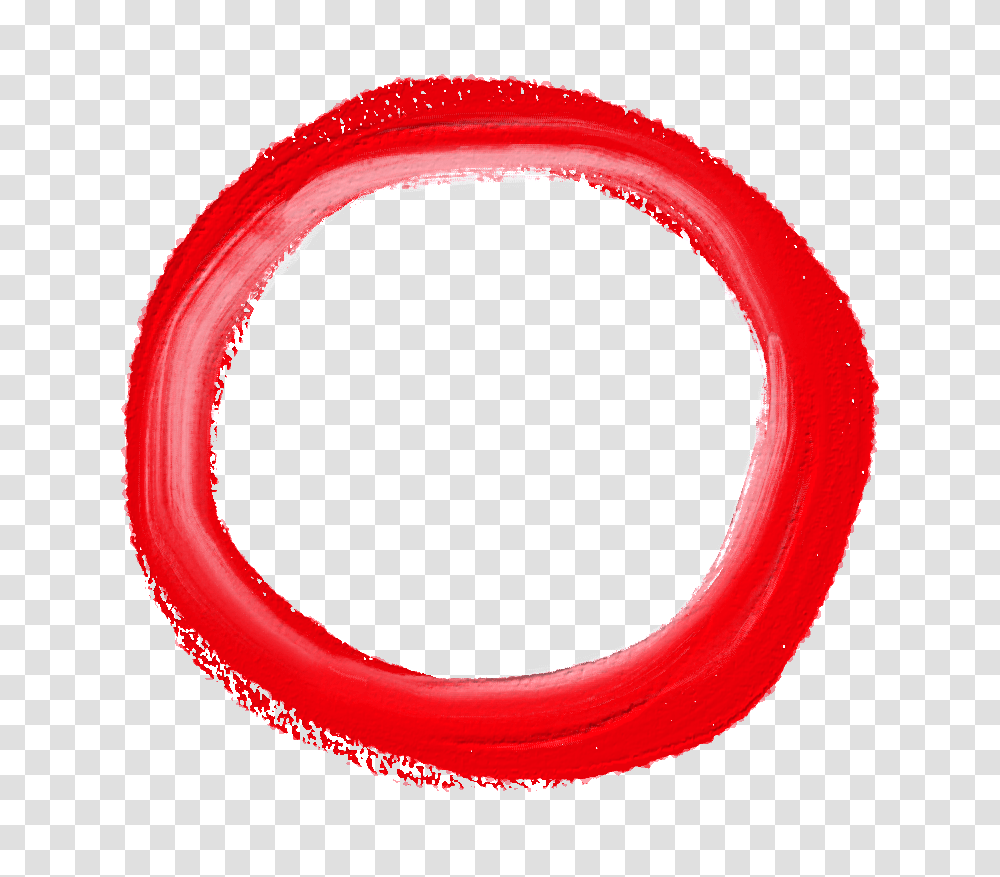 Circle Frame Red Brush Stroke Texture Brushstroke Pink, Tape, Heart, Jewelry, Accessories Transparent Png