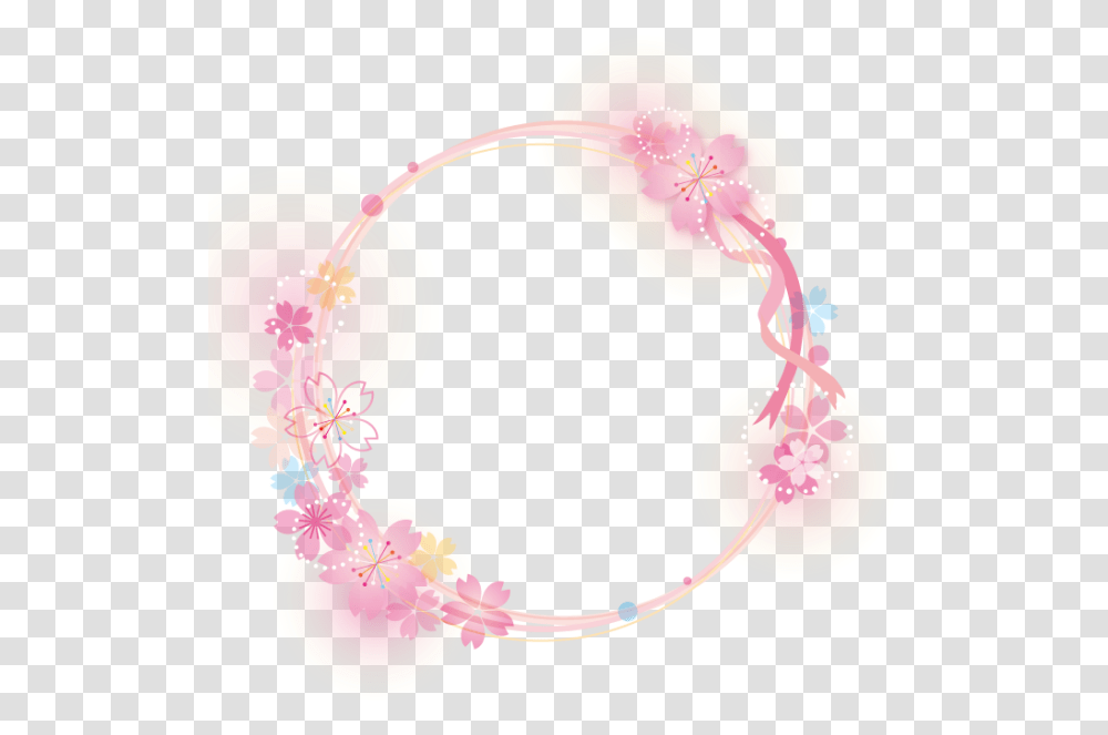 Circle Frame Sakura, Accessories, Accessory, Jewelry, Balloon Transparent Png