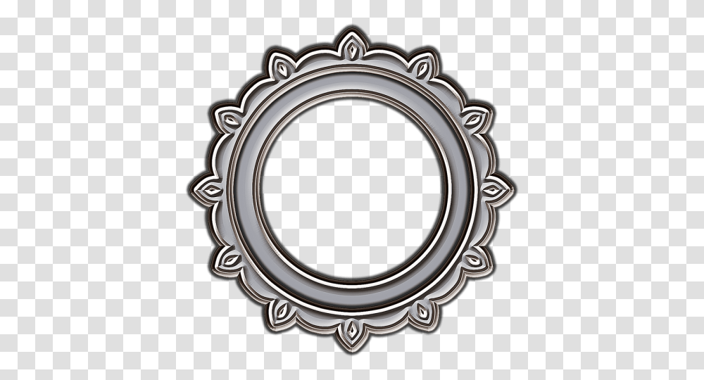 Circle Frame, Mirror, Emblem, Oval Transparent Png