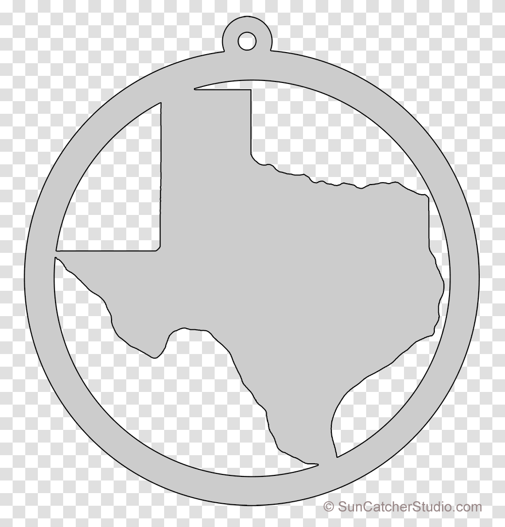 Circle Free Scroll Saw Pattern Shape Texas Shape In Circle, Symbol, Star Symbol, Astronomy Transparent Png