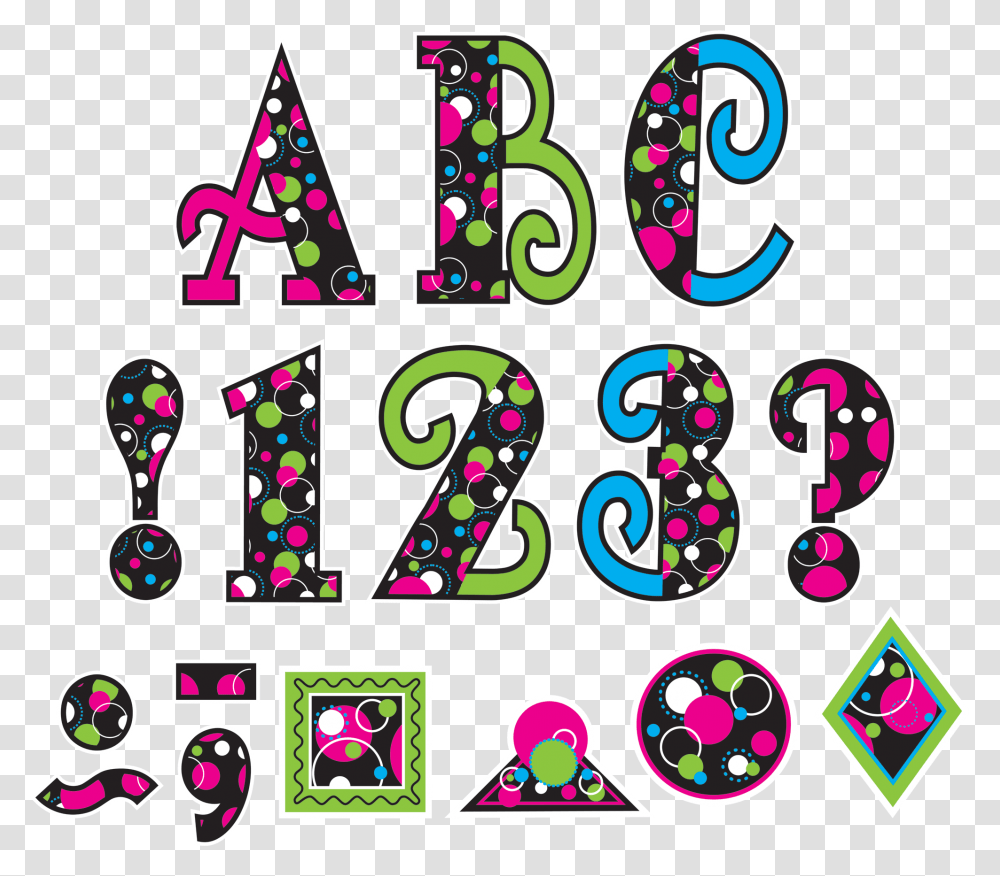 Circle Frenzy Font, Number, Alphabet Transparent Png