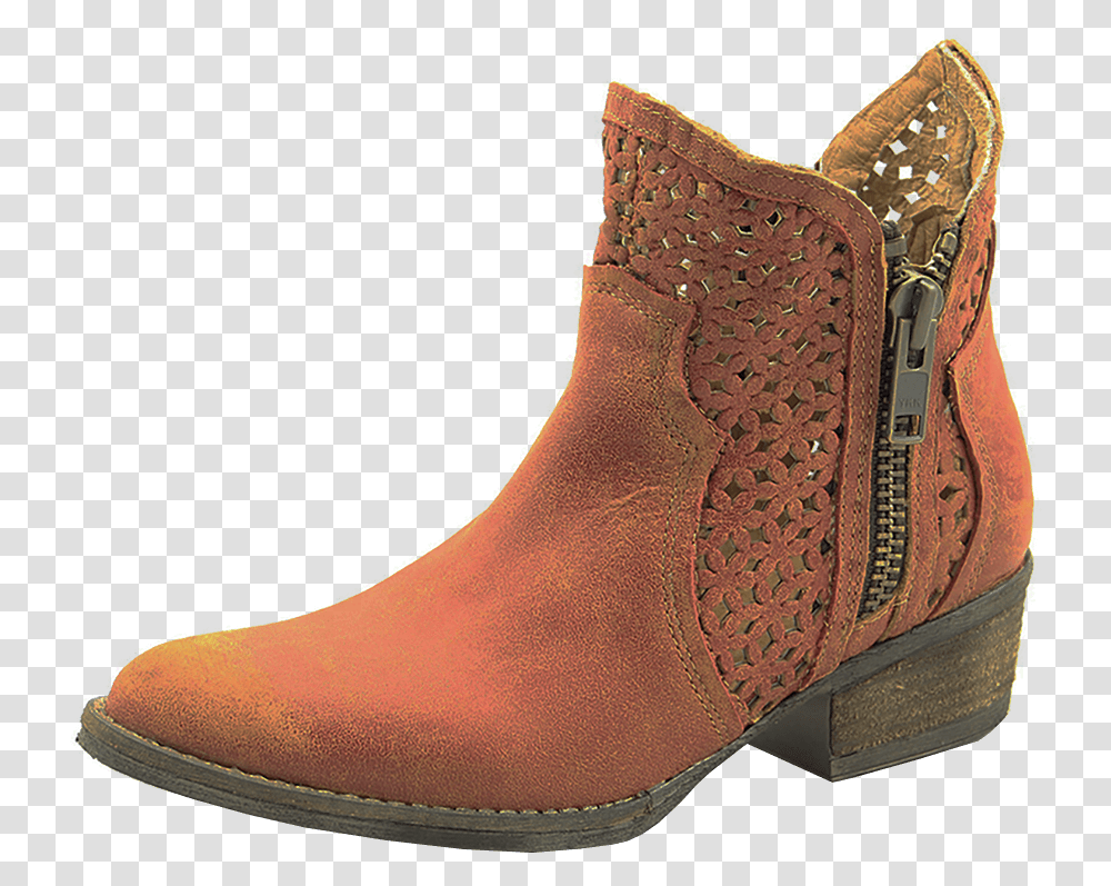 Circle G Distressed Side Zip Bootie RedSrc Https Work Boots, Apparel, Footwear, Cowboy Boot Transparent Png