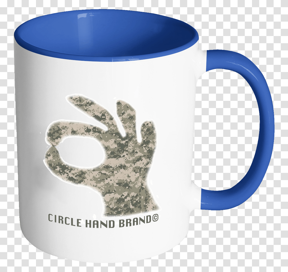 Circle Game Blue Accent Mug Camo Hand Indian Army On Republic Day, Coffee Cup, Plant, Soil, Pottery Transparent Png