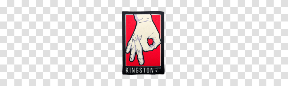 Circle Game Iron On Team Patch Kingston Coffee Co, Hand, Poster, Advertisement, Fist Transparent Png