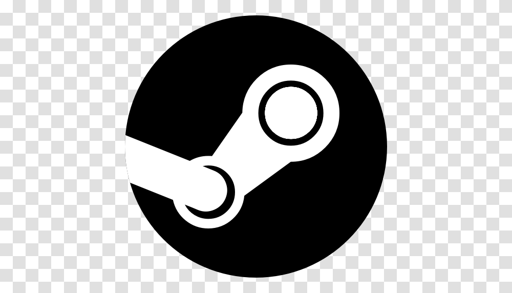 Circle Gaming Round Icon Steam Icon, Scissors, Blade, Weapon, Weaponry Transparent Png