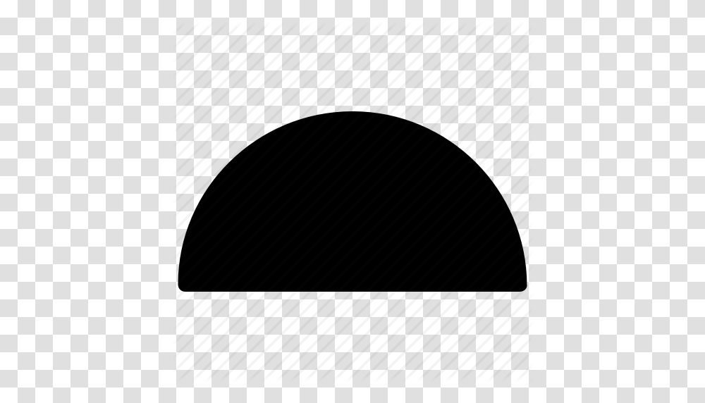 Circle Geometry Half Shapes Icon, Apparel, Hat, Cap Transparent Png
