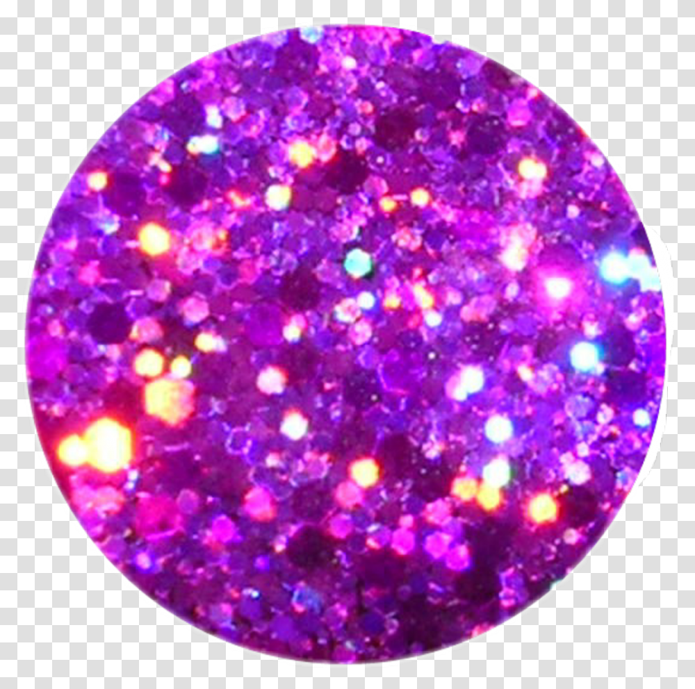 Circle Glitter Colors Galaxy Stars Effect Ftestickers Glitter Wallpapers For Ipads, Light, Purple, Moon, Outer Space Transparent Png