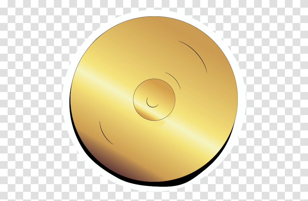 Circle, Gold, Disk, Dvd Transparent Png