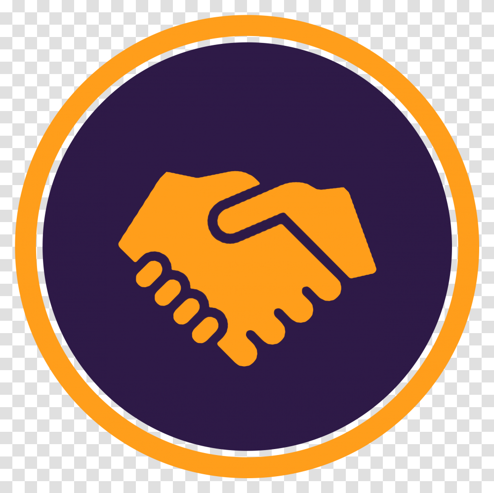 Circle, Hand, Handshake, Metropolis, City Transparent Png