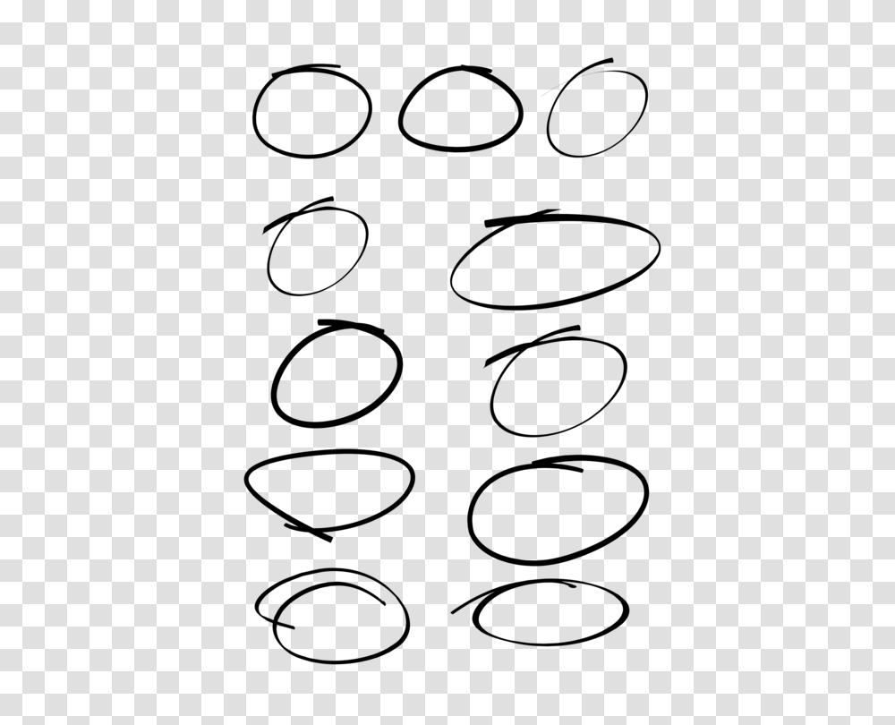 Circle Handwriting Oval Symbol Point, Gray, World Of Warcraft Transparent Png