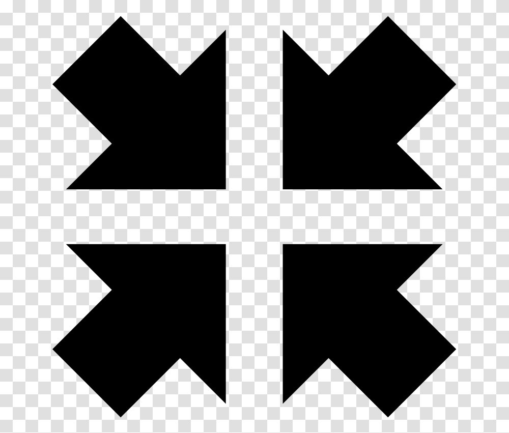 Circle Icon Four Arrows, Gray, World Of Warcraft Transparent Png