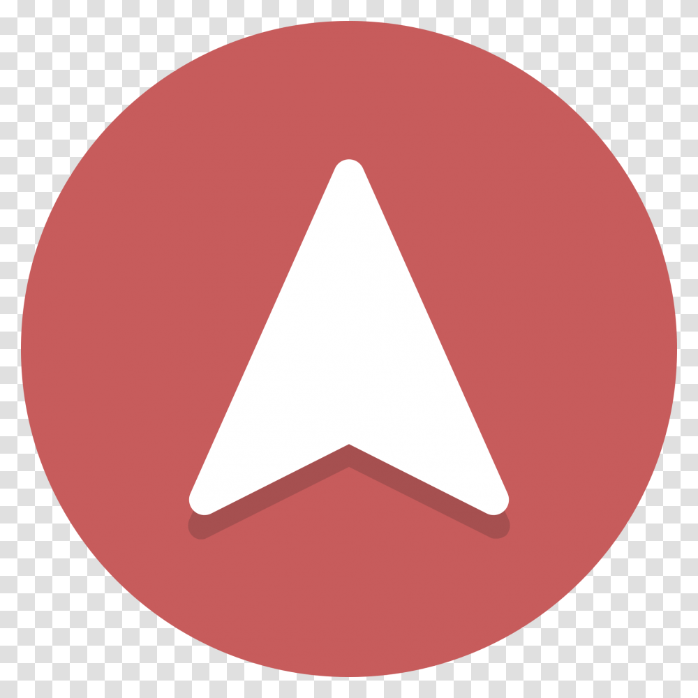 Circle Icons Gps Youtube Logo Circular, Trademark, Triangle, Star Symbol Transparent Png