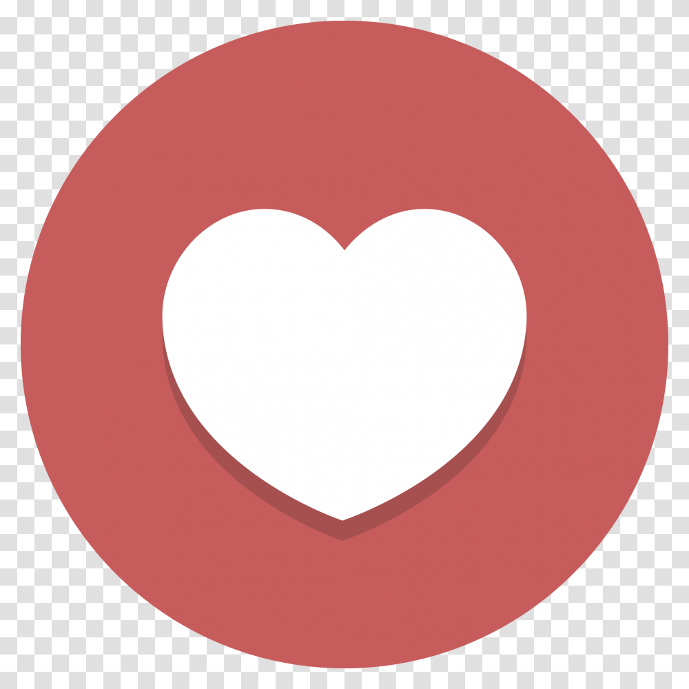 Circle Icons Heart, Pillow, Cushion, Mustache Transparent Png
