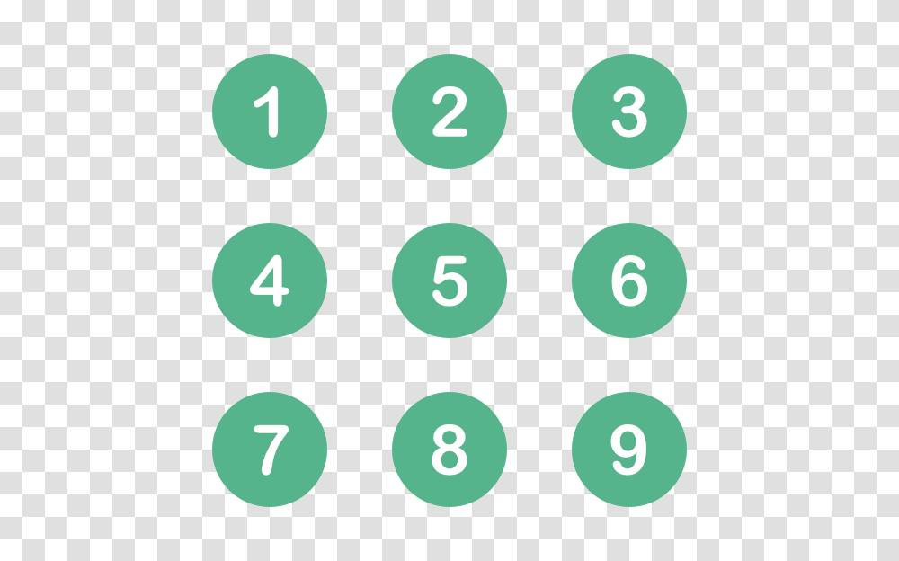 Circle Icons, Number, Alphabet Transparent Png