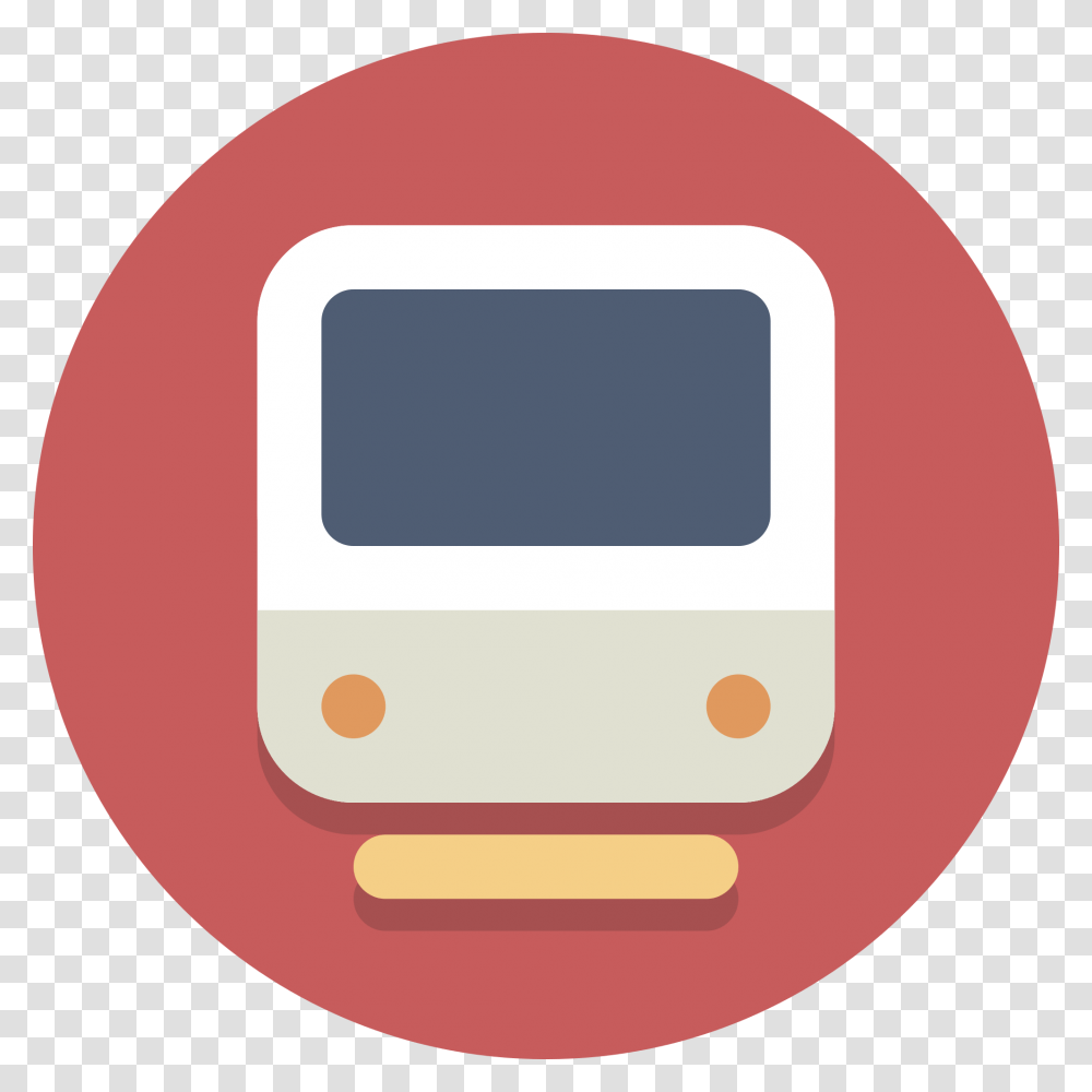 Circle Icons Train, Electronics, Label, Phone Transparent Png