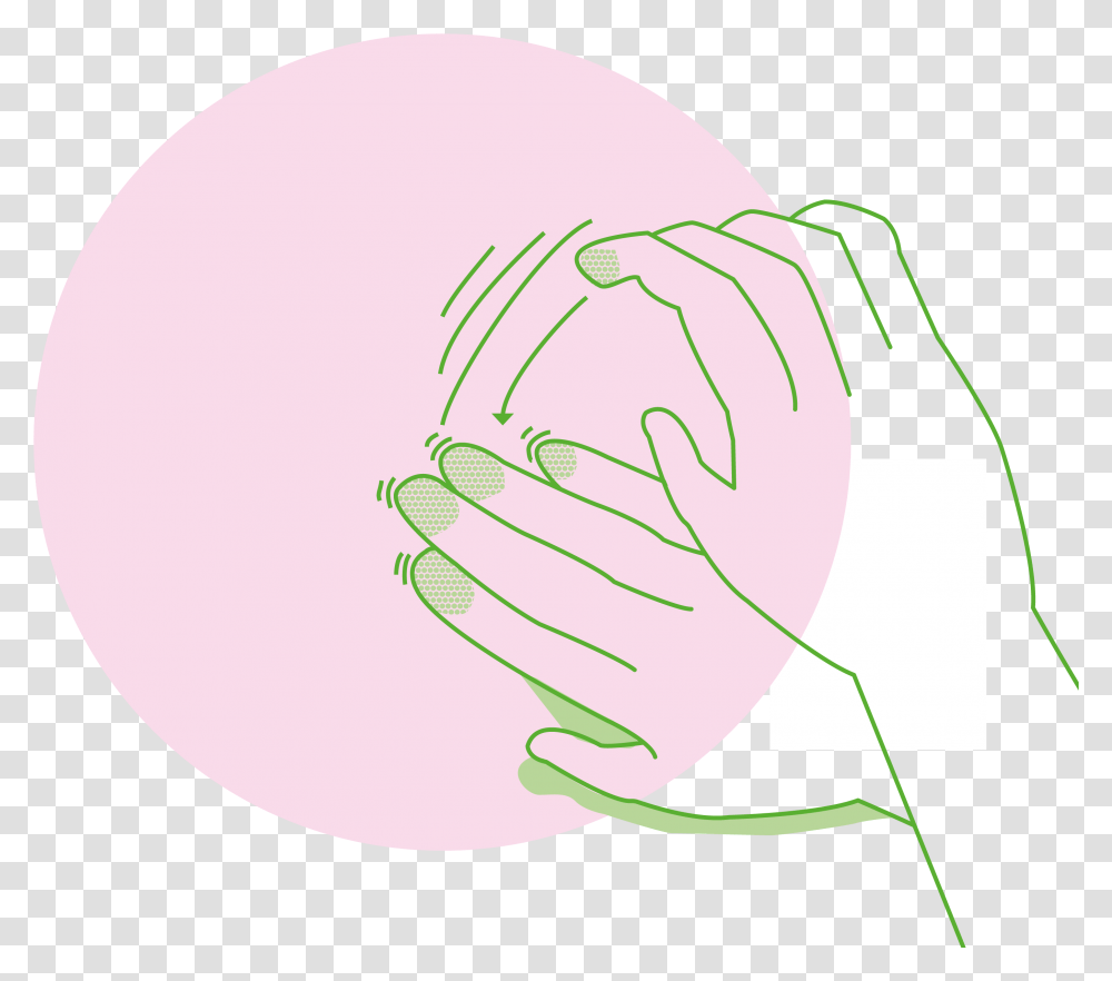Circle Image De Luto, Hand, Tennis Ball, Sport, Sports Transparent Png