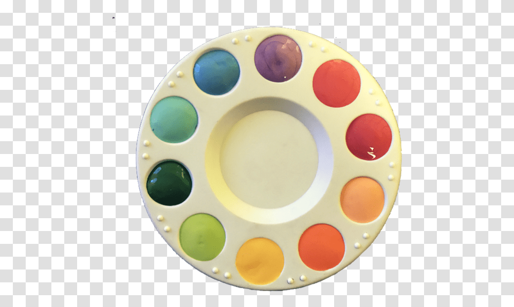 Circle Image Paint Palette Circle, Paint Container, Egg Transparent Png