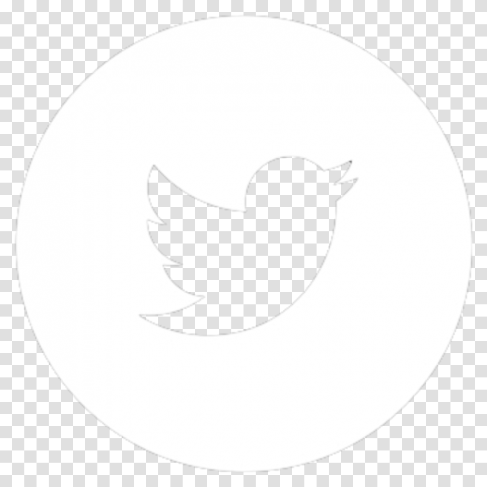 Circle Image Twitter App Logo Black And White, Trademark, Stencil, Animal Transparent Png