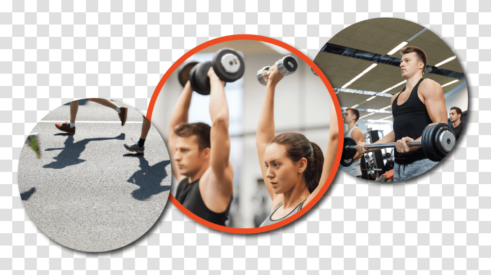 Circle Images Of People Doing Group Training Fitness Gym, Person, Human, Working Out, Sport Transparent Png