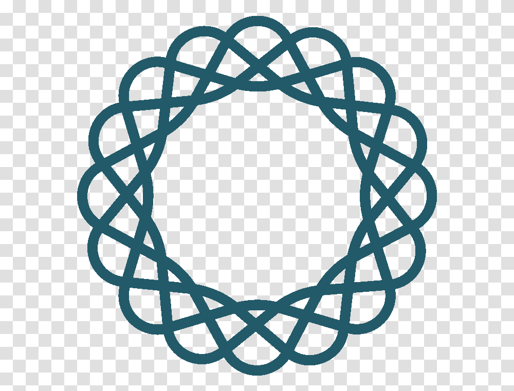 Circle Islamic Geometric Patterns, Knot, Wire, Rope Transparent Png