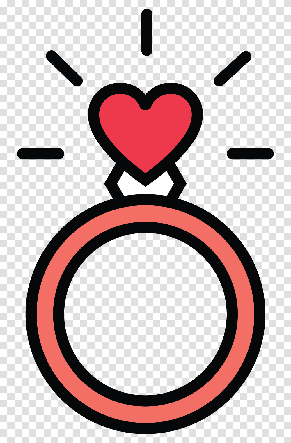 Circle, Label, Heart Transparent Png