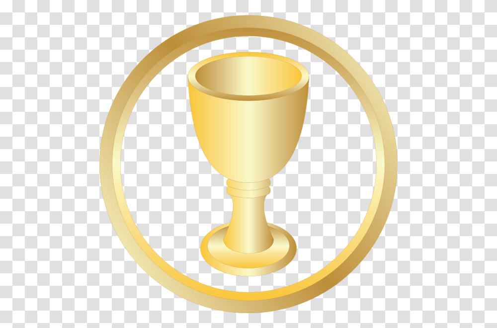 Circle, Lamp, Trophy, Gold, Goblet Transparent Png