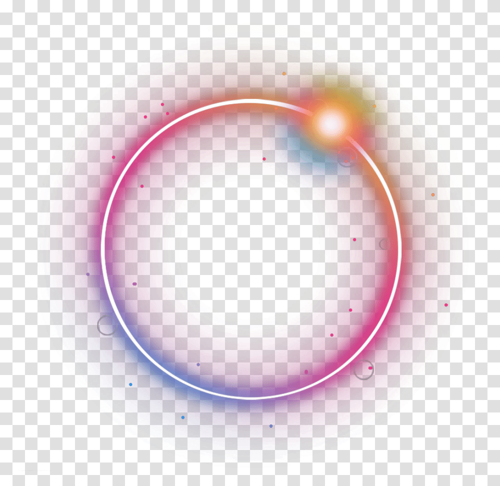 Circle Light Effect, Neon, Sphere, Lighting, Flare Transparent Png