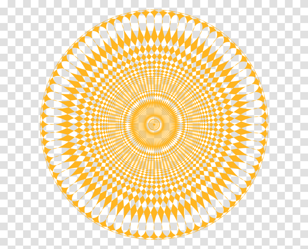 Circle Line Symmetry Rope Border Design, Pattern, Rug, Spiral, Fractal Transparent Png