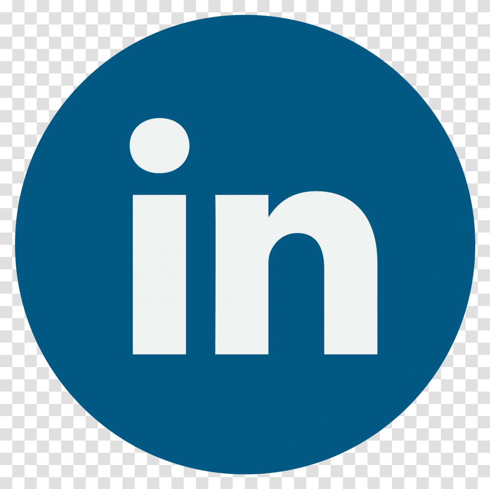 Circle Linkedin Logo, Word, Number Transparent Png