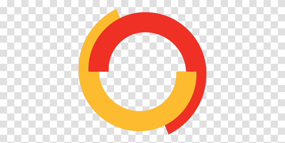 Circle Logo Picture Red And Orange Circle Logo, Text, Symbol, Alphabet, Banana Transparent Png