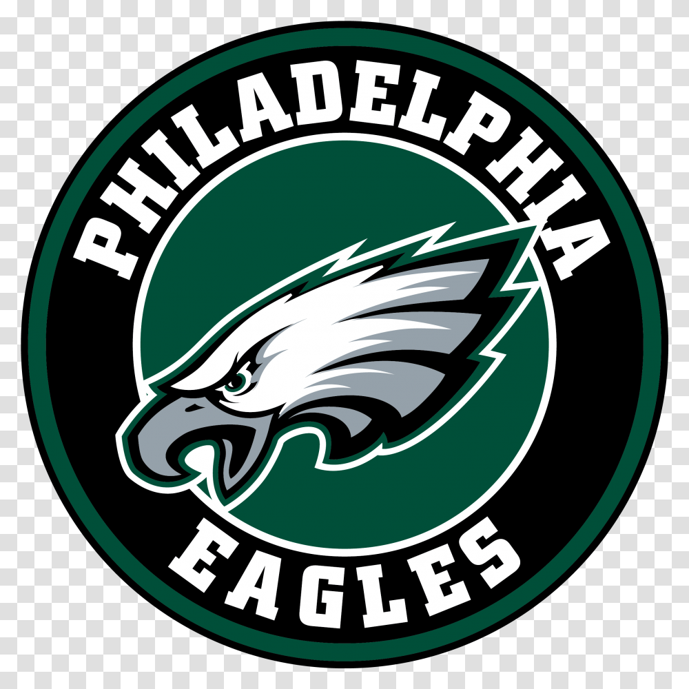 Circle Logo Vinyl Decal Sticker 5 Philadelphia Eagles Decal, Symbol, Emblem, Bird, Animal Transparent Png