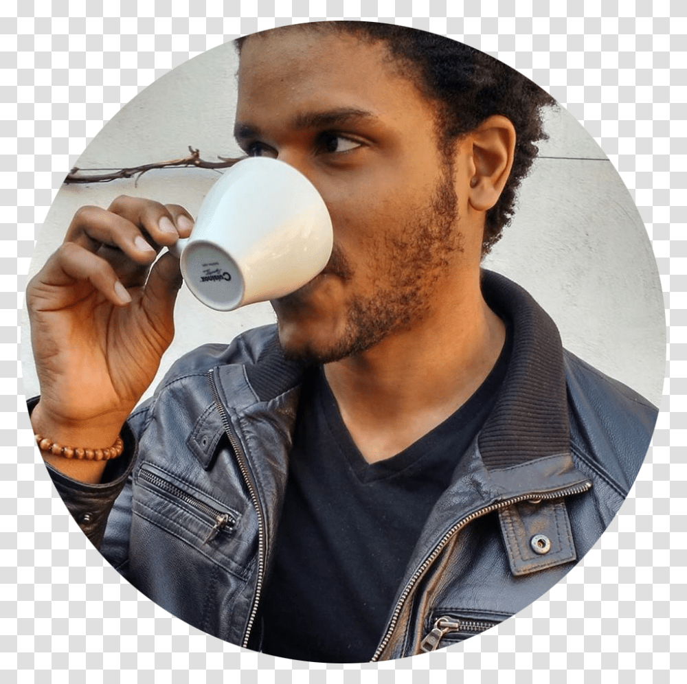 Circle Me Drinking, Person, Face, Blow Dryer, Coffee Cup Transparent Png